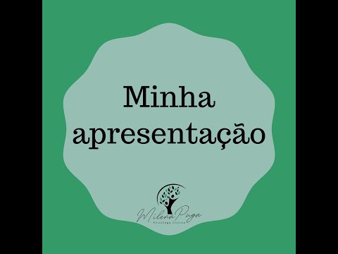 Minha apresentação